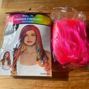 👻 2 x costume wigs